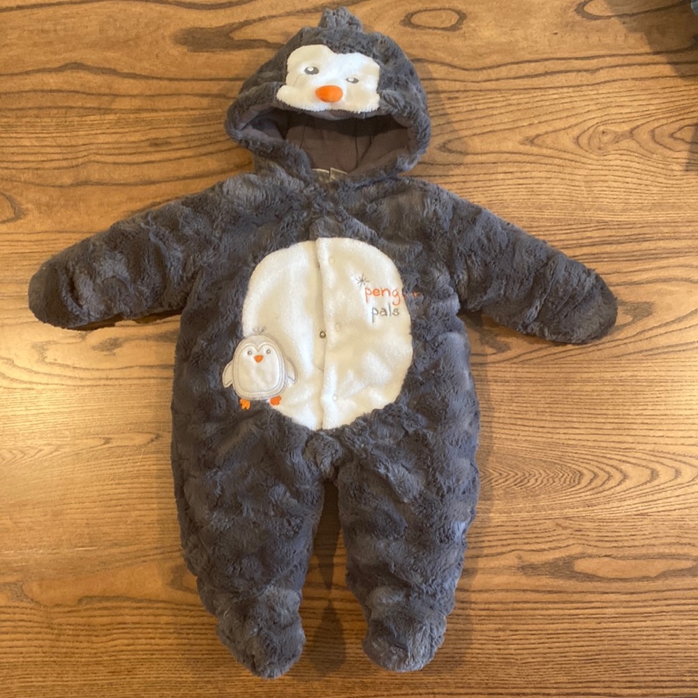 Infant snowsuit and bunting, coat